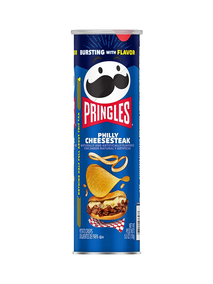 Pringles Philly Cheesesteak (Принглс Филадельфийский Чизстейк) 158г (14) — фото 1