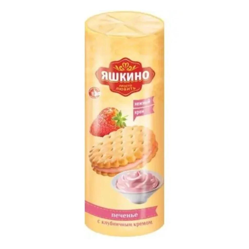 Печенье затяжное Яшкино с клубн. кремом, 20 шт по 190 г — фото 1