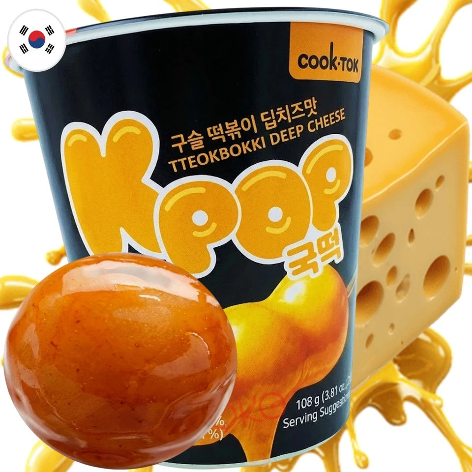 Kpop Tteokbokki Deep Cheese (Kpop Токпокки Сырный) 108г (24) — фото 1