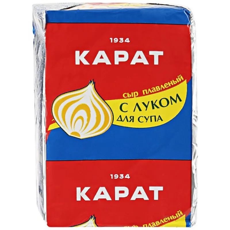 Сыр Плавленый "Карат" для Супа с Луком 45%
