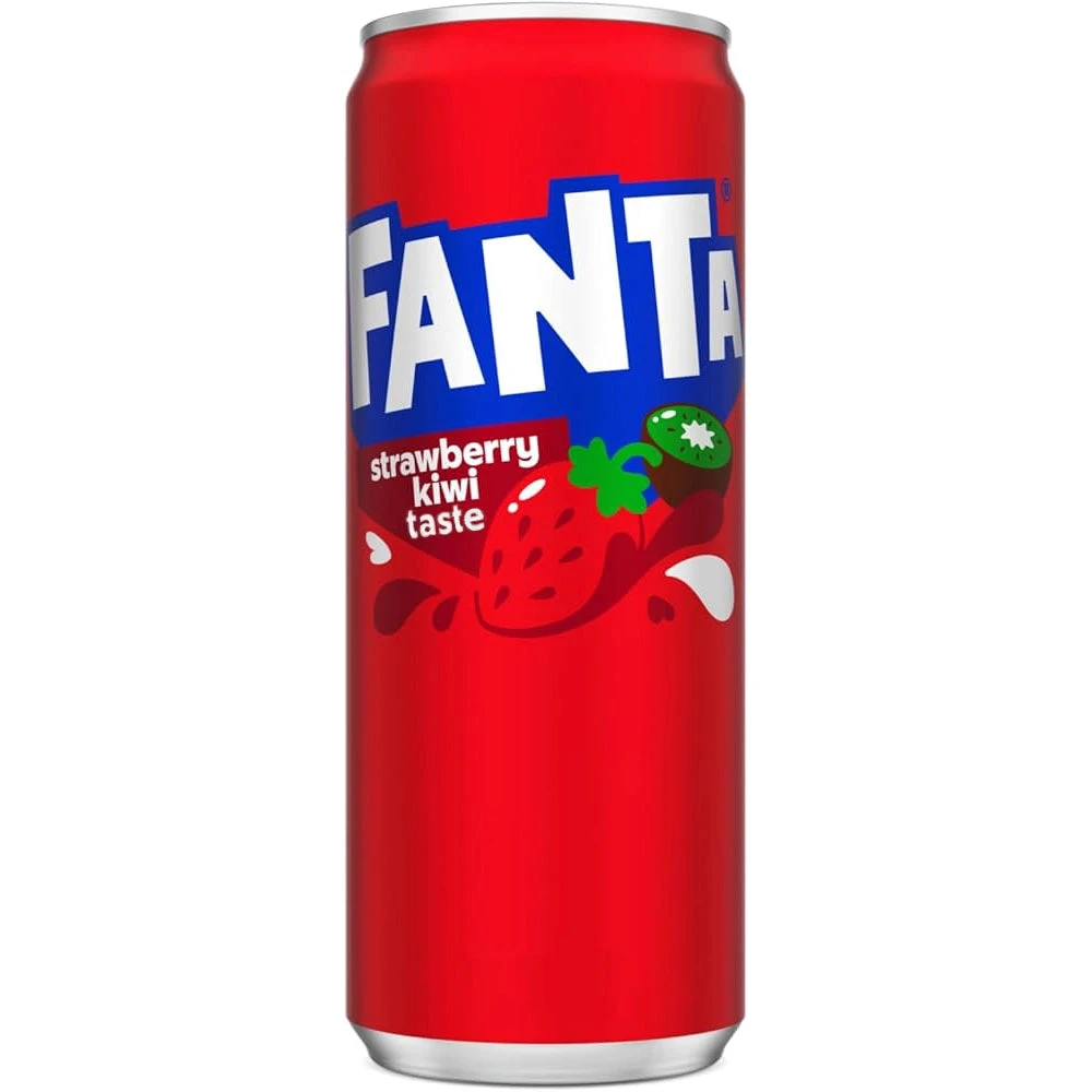 Fanta Strawberry&Kiwi (Фанта Клубника и Киви) 330мл (24) — фото 1