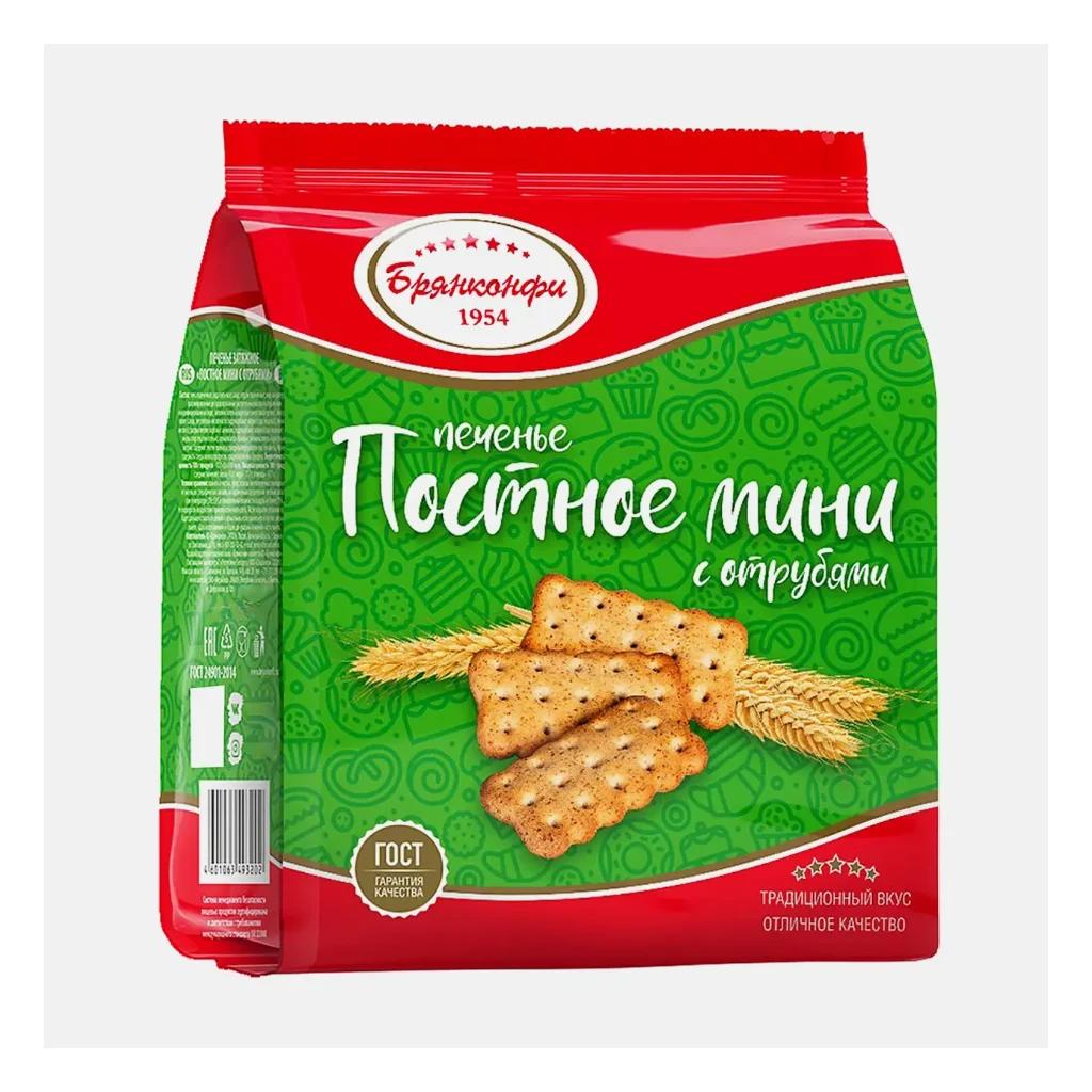 Брянконфи Печенье Постное мини с отрубями 6 кг — фото 1
