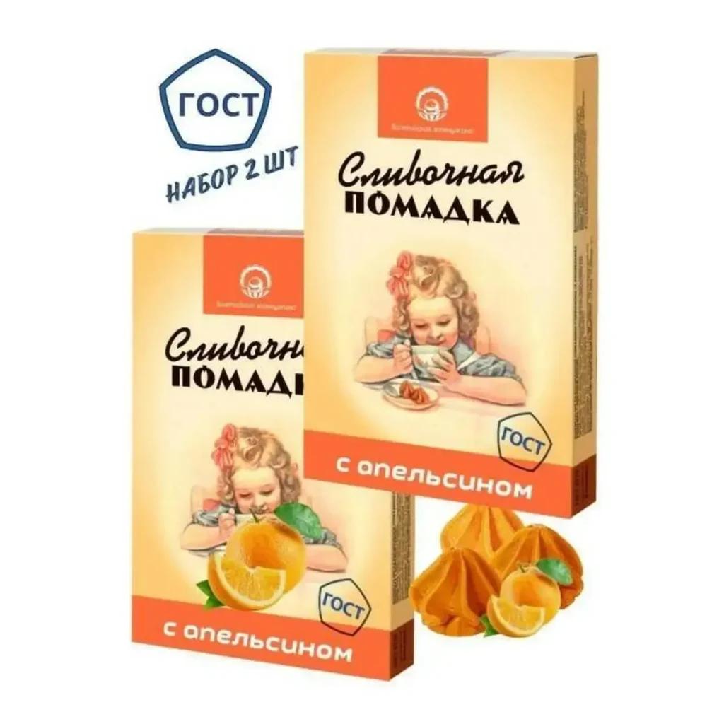 Помадка Девочка сливочная с апельсином (Омега-Трейд), 12 шт по 150 г — фото 1