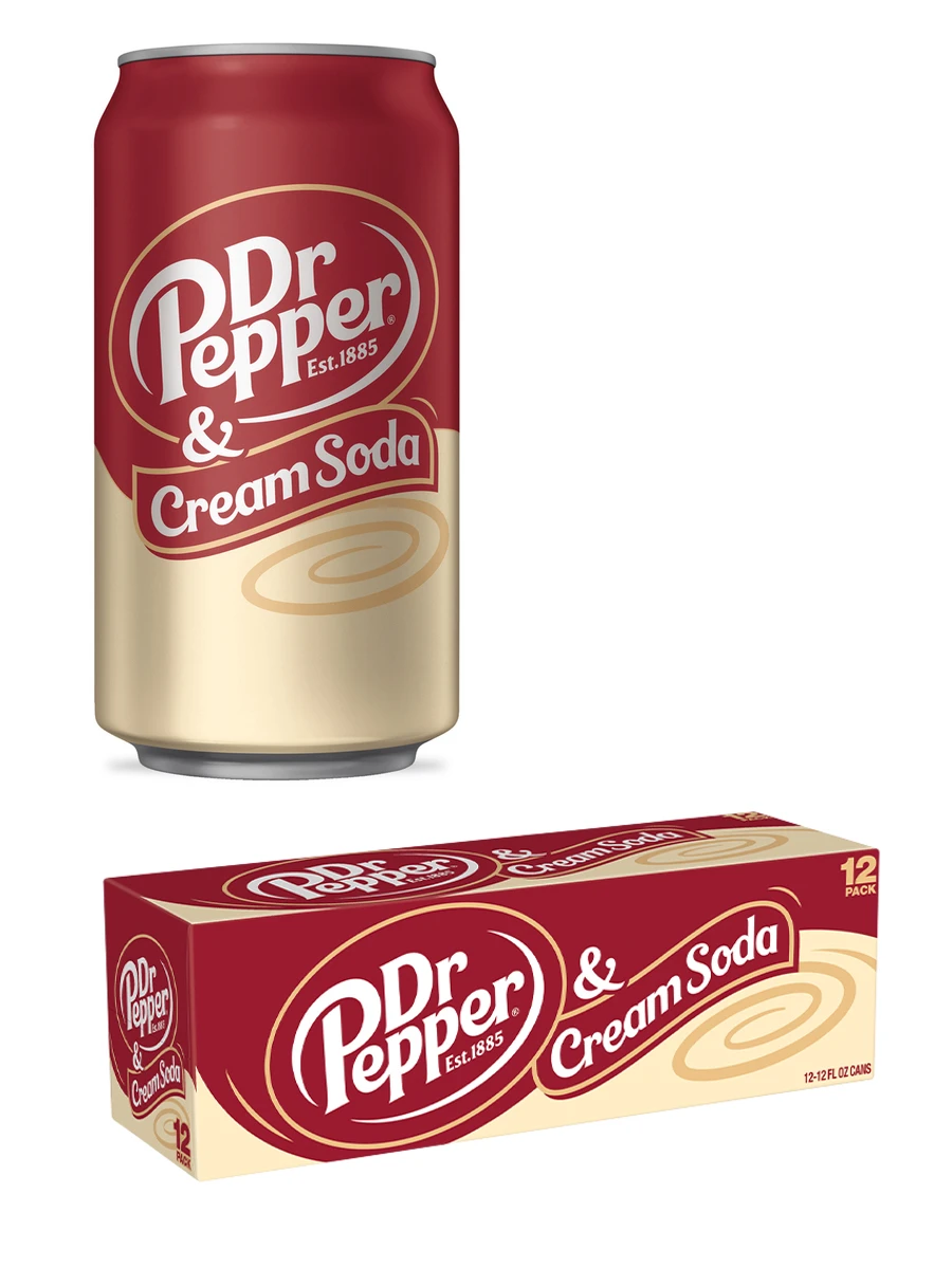 Dr. Pepper Cream Soda (Др.Пеппер Крем Сода) 355мл — фото 1