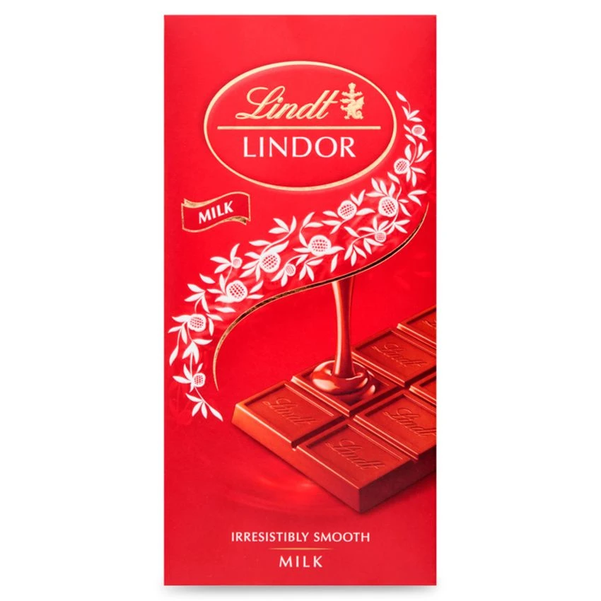 Lindt Lindor Milk (Шок.плитка Линдт Молочный) 100г — фото 1