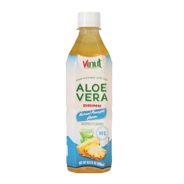 Напиток Vinut Aloe Vera Pineapple (Ананас с мякотью Алоэ Вера) 500мл ПЭТ (24) — фото 1
