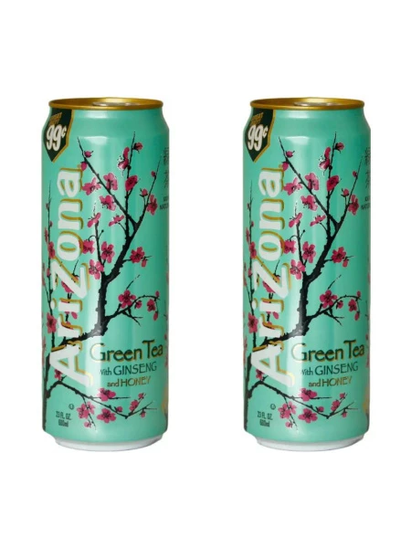 Arizona Grean Tea Ginseng&Honey (Аризона Зеленый Чай Женьшень и мёд) 650мл (24)
