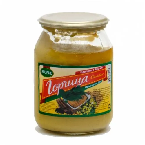 Горчица Столовая Стеклянная Банка "Егорьевск"