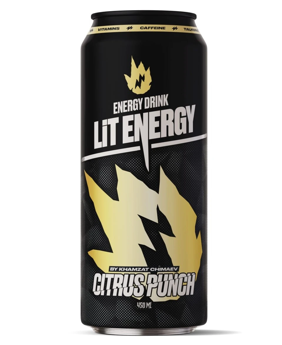 Энерг. напиток LiT ENERGY CITRUS PUNCH (Тропический цитрус) 450мл (12) — фото 1