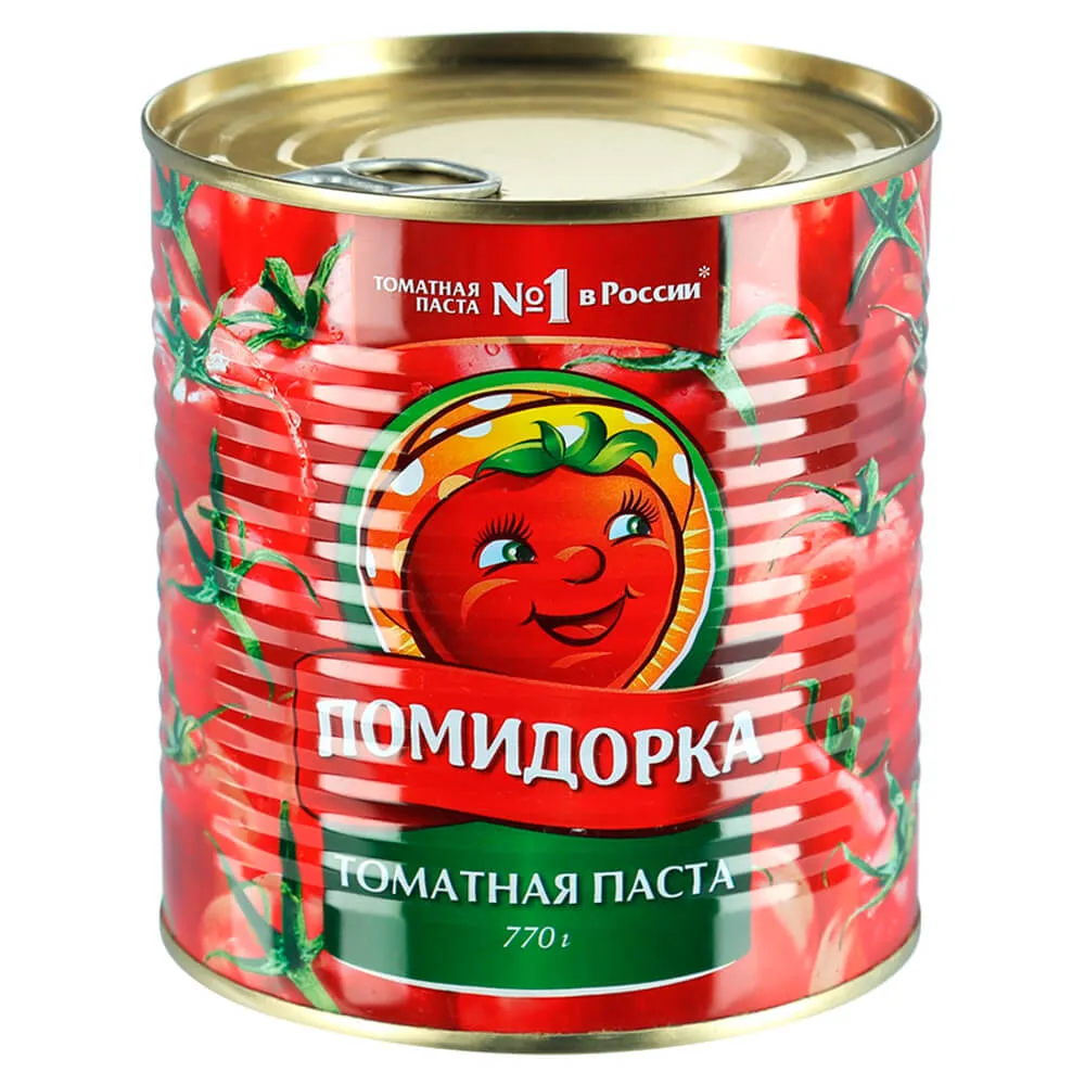 Томатная Паста "Помидорка" 770гр Ж/б — фото 1