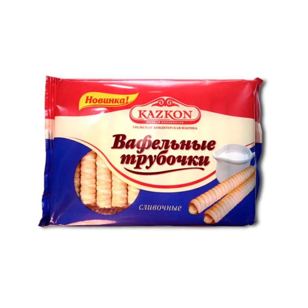 Вафельные трубочки сливочные (Казахстан), 20 шт по 195 г — фото 1
