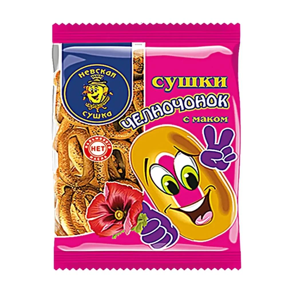 Сушка Челночек с маком (Невская Сушка), 20 шт по 350 г — фото 1
