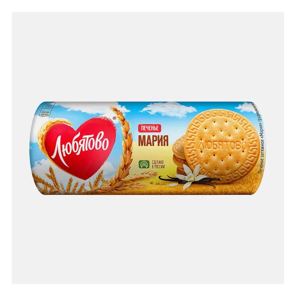 Фасованный Печенье Мария традиц Любятово, 24 шт по 156 г — фото 1