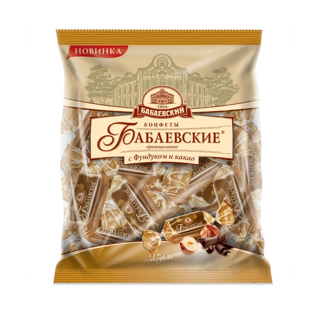 Фасованный Бабаевский Оригинальные с фундуком, 20 шт по 250 г — фото 1