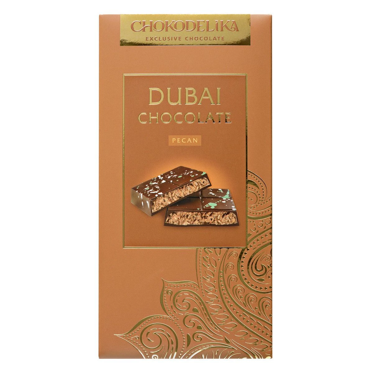 Шоколад темный "Dubai Pecan" с начинкой из пекана 180 гр (16) — фото 1