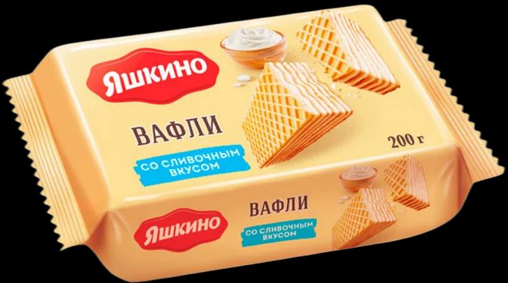 Яшкино Вафли 24 сливочные 200 г — фото 1
