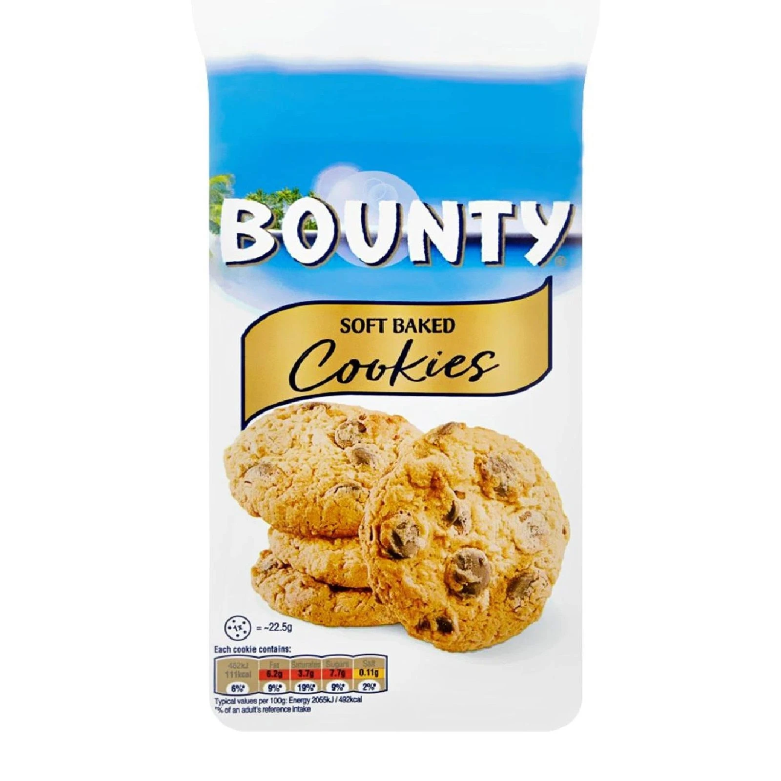 Bounty Cookies (Печенье Баунти Софт Бейкед Кукис) 180гр (8) — фото 1