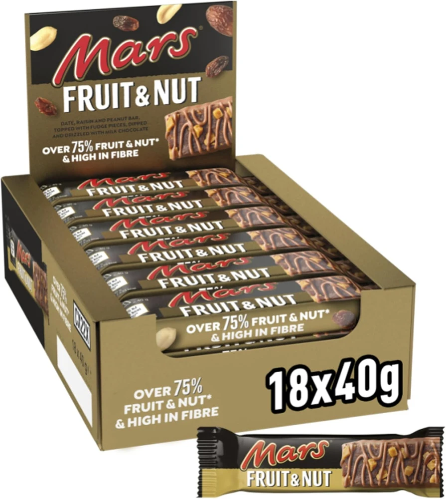 Mars Fruit&Nut Bar (Шок. батончик Марс Изюм-Фрукты) 40г — фото 1
