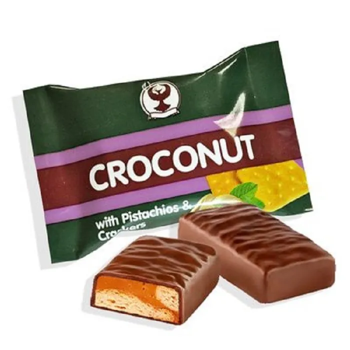 Конфеты Шоколадные "Croconut" (нуга, Фисташки и Крекер)