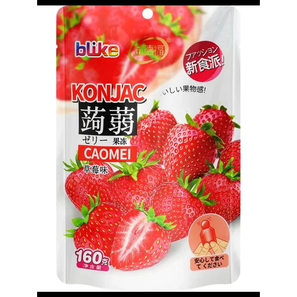 Желе питьевое конняку со вкусом клубники Blike, 80 шт по 160 г — фото 1