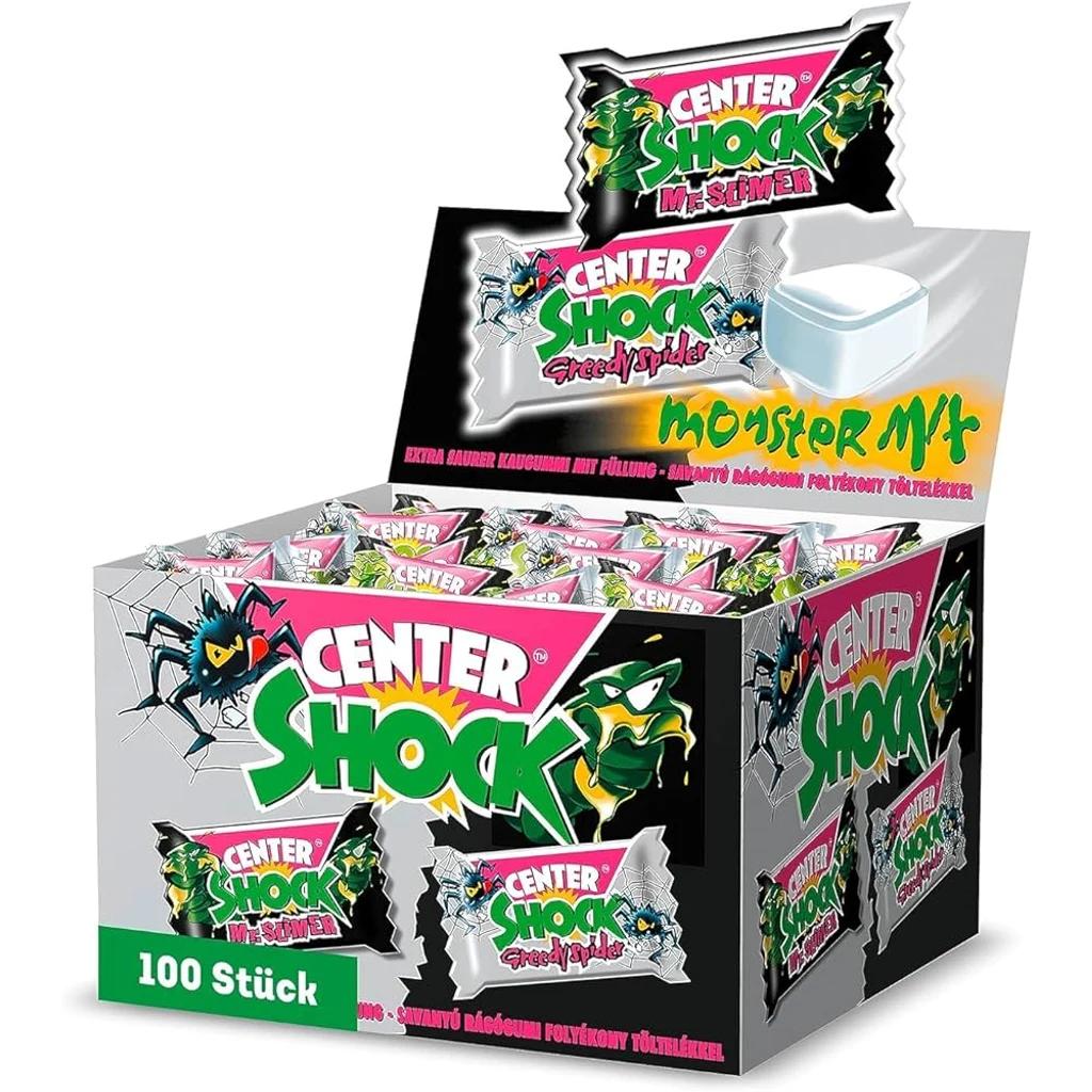 Chupa chups Center Shock Monster (Жевательная резинка Шок Монстр), 100 шт по 4 г — фото 1