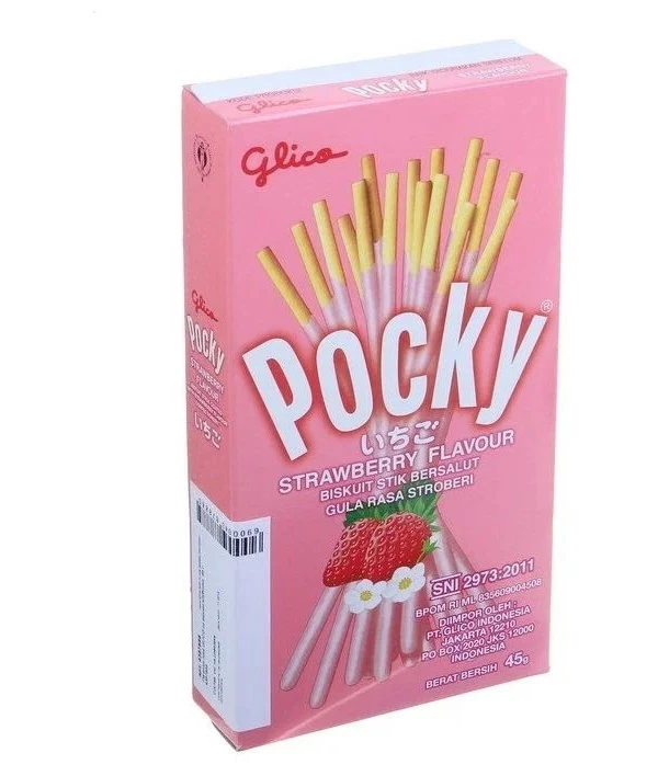 Pocky Strawberry (Покки Клубника) 45г — фото 1