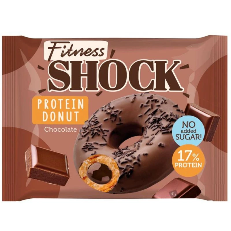 Донат FitnesSHOCK " Донат с Шоколадной начинкой" 70г (9) — фото 1