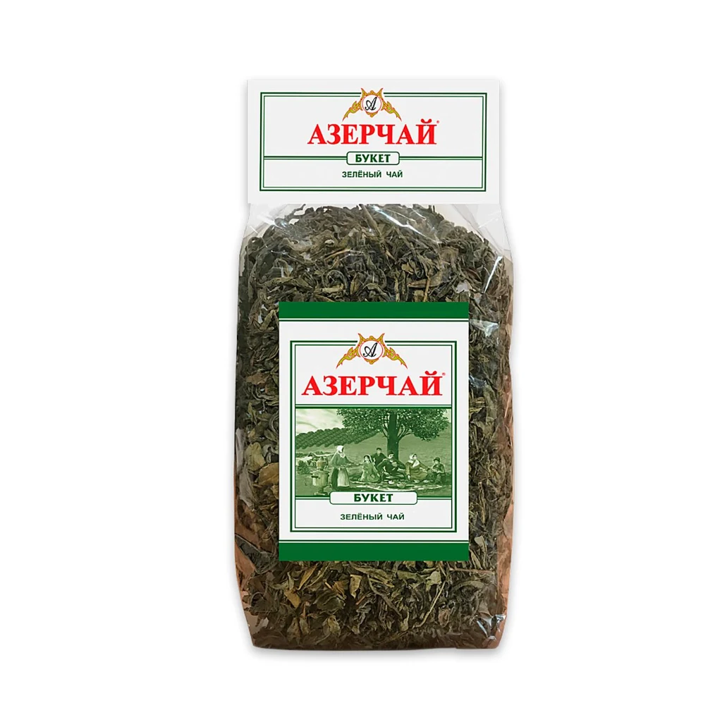 АЗЕРЧАЙ зелен. букет пр.упак. 200гр, 1 8шт — фото 1