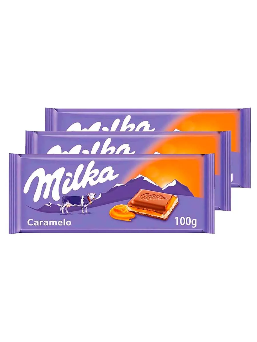 Шок. плитка Milka Caramel Creme (Милка Карамель) 100г (20) — фото 1