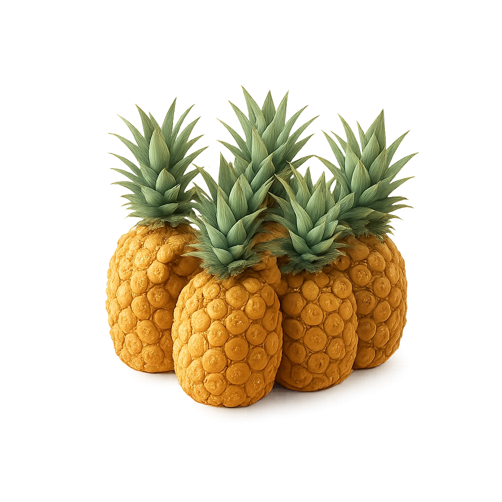 Ананасы Голд Люкс (6шт) Самолёт Коста-рика