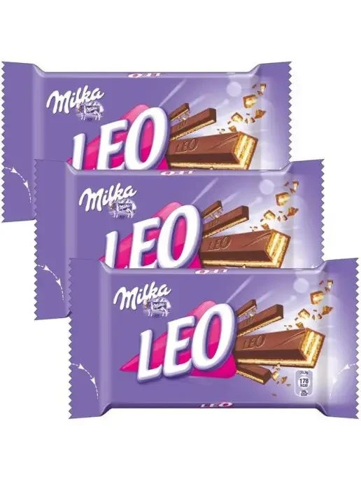 Milka Leo (Шок. вафли Милка Лео) 33,3г