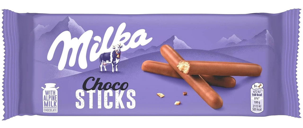 Milka Choco Sticks (Милка Шок. палочки Чоко Стикс) 112г (20) — фото 1