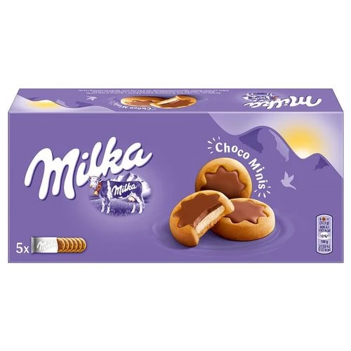 Milka Chocominis (Милка Печенье Чоко Минис) 150г (16) — фото 1