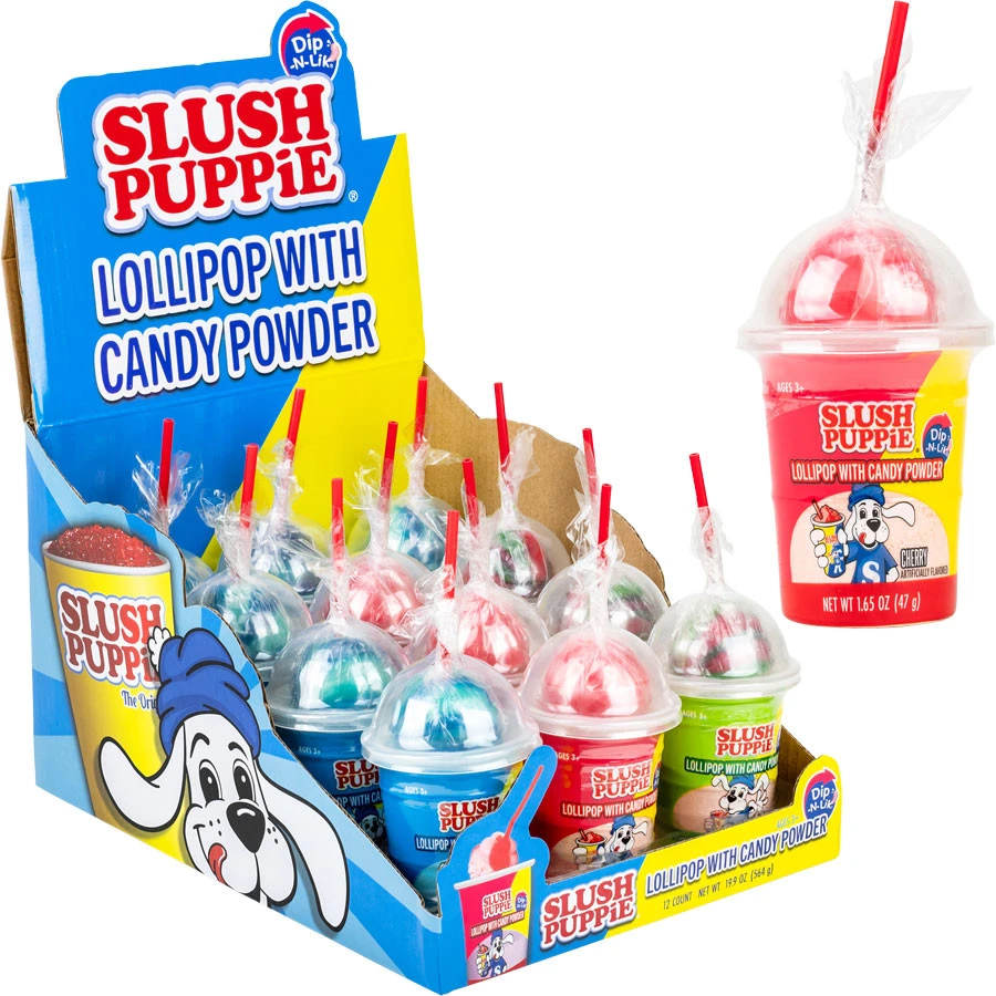 Slush Puppie DIP-N-LIK (Леденец с посыпкой) 47г (12)*8