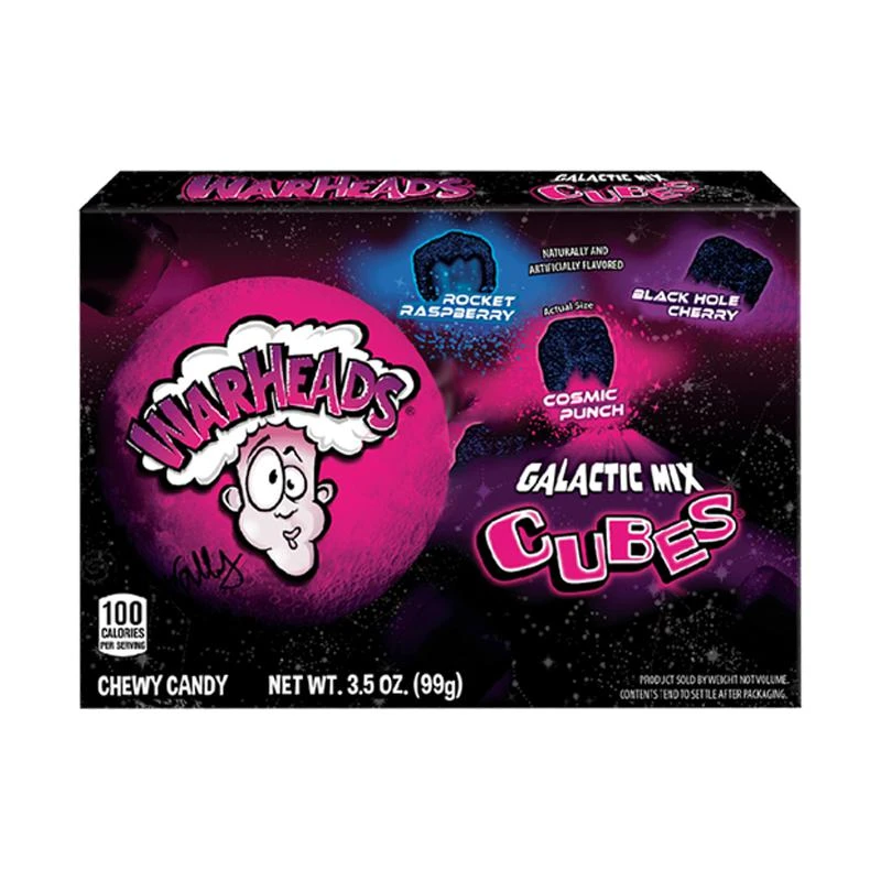 Warheads Galactic Cubes (Вархедс кислые драже) 99гр (12)