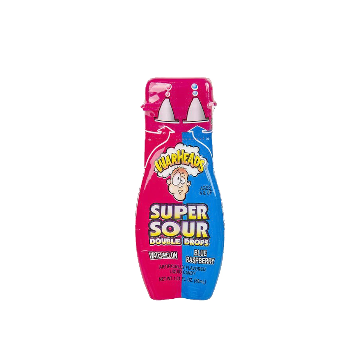 Warheads Super Sour Double Drops (Вархедс Супер Кислые Двойные Капли) 30мл (24)*8 — фото 1