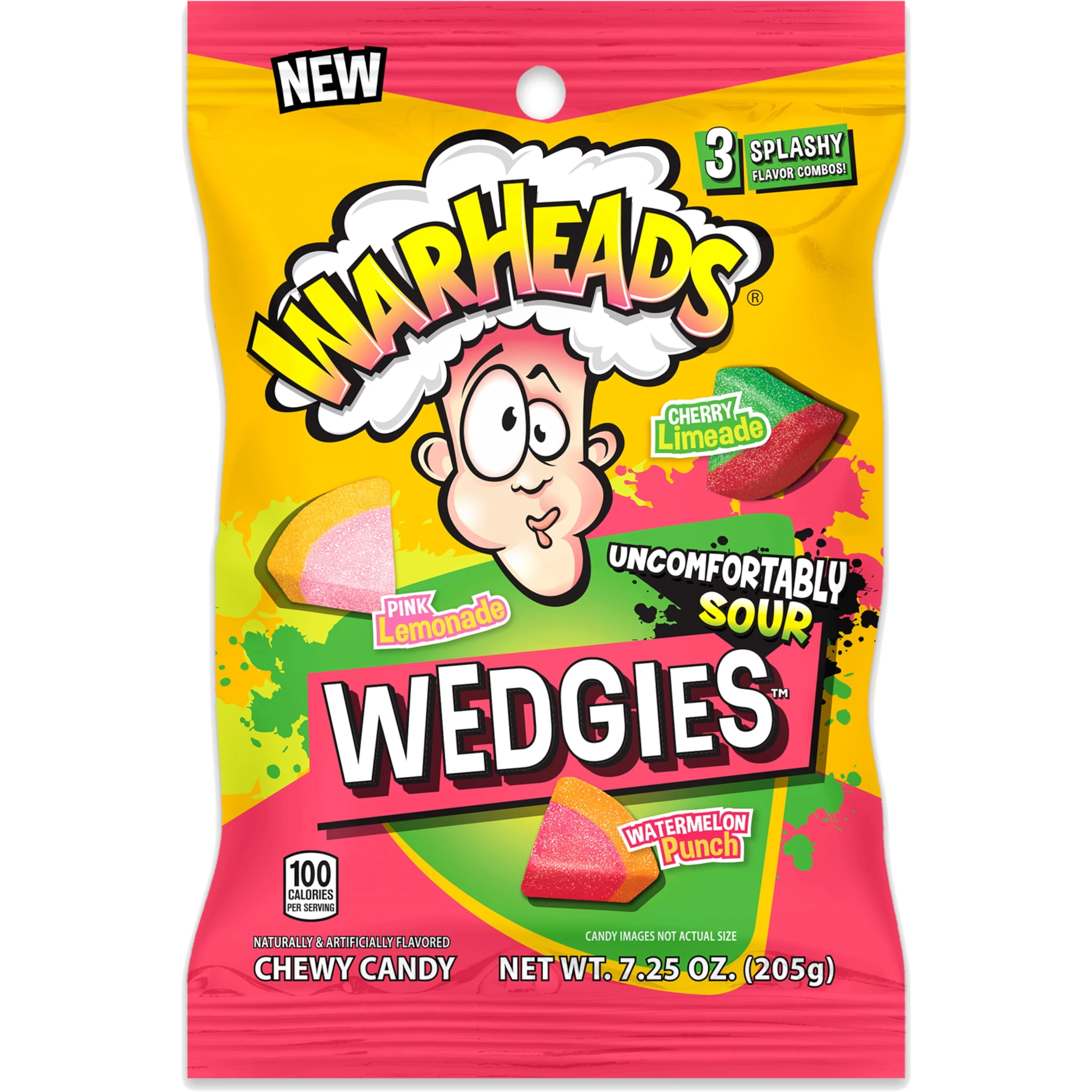 Warheads Wedgies (Вархедс Кислые Жев Конфеты) 127г — фото 1