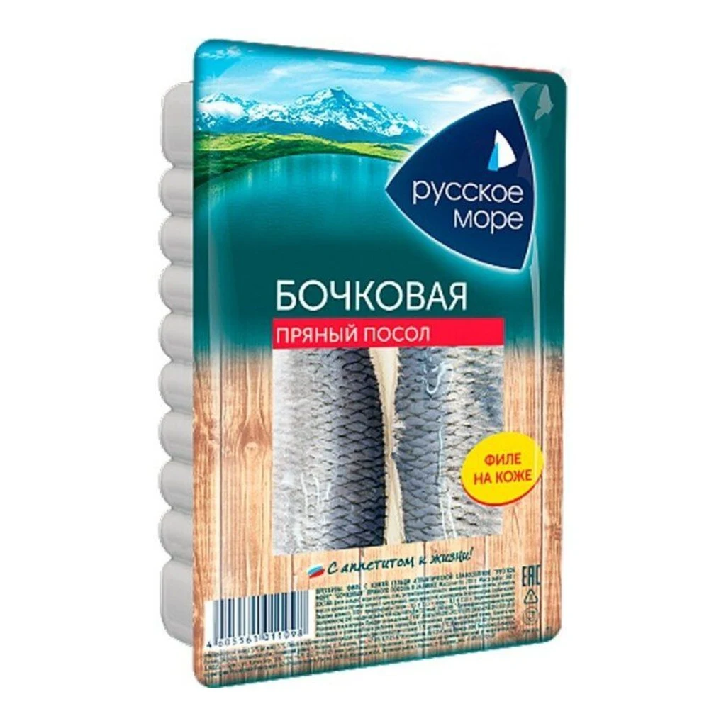 Сельдь бочковая с/с (размер 500+) 1*5кг — фото 1