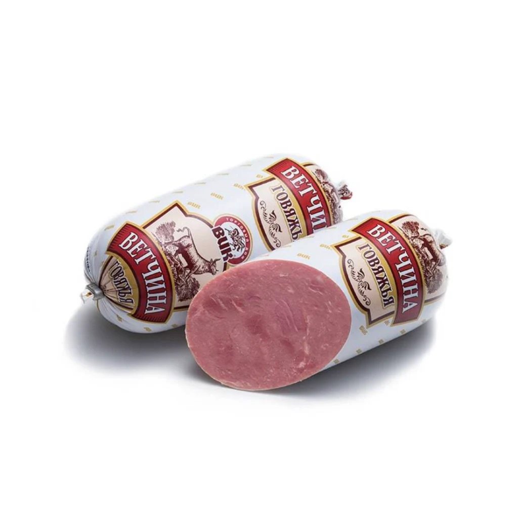 Ветчина говяжья большой батон (2,8кг)