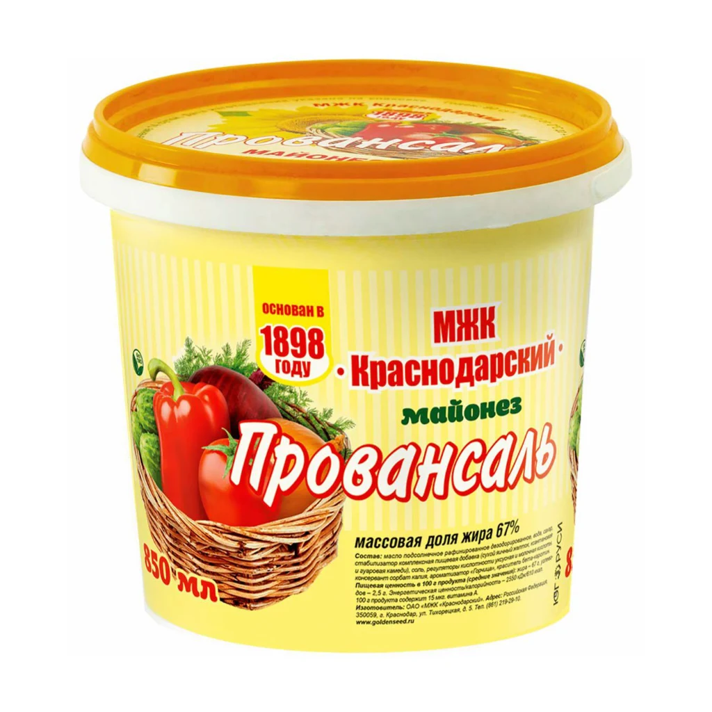 Майонез МЖК 5 кг ведро