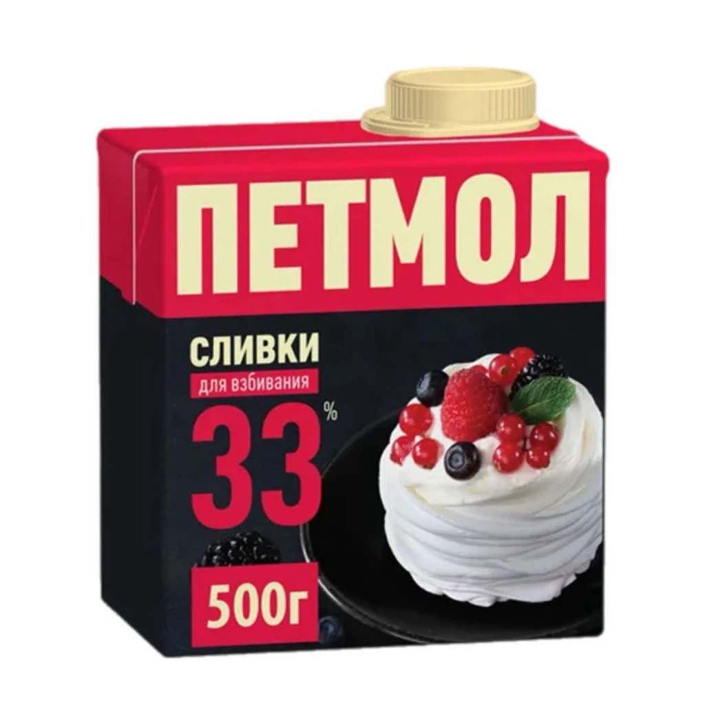 Сливки Петмол 33% 1 л. — фото 1