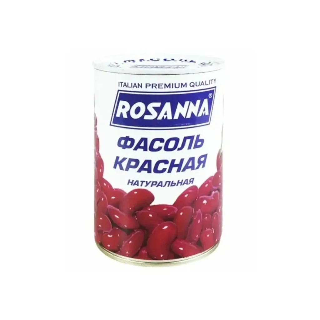 Фасоль конс красная в с/с Россана 400гр*24шт — фото 1
