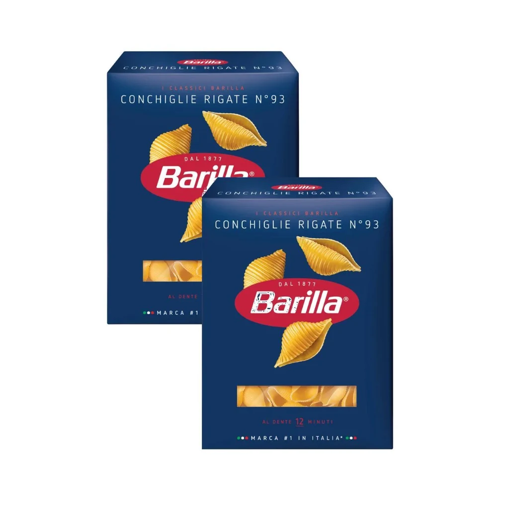 Мак. Barilla Конкилье ригате 500гр.*15шт. №93 — фото 1