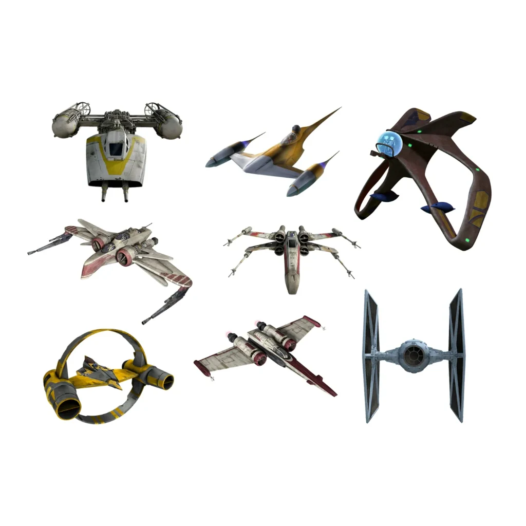 Летающий Star Wars 4 шт — фото 1