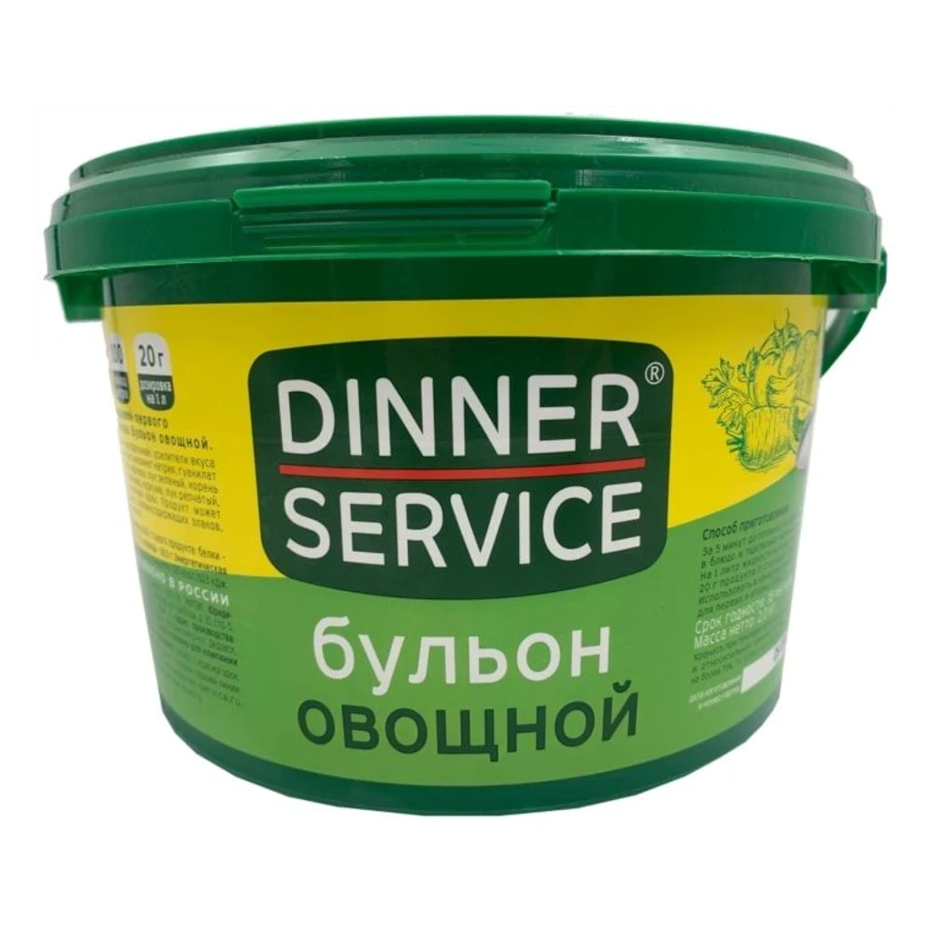 Бульон Овощной "Dinner service" 2 кг.*4 шт.
