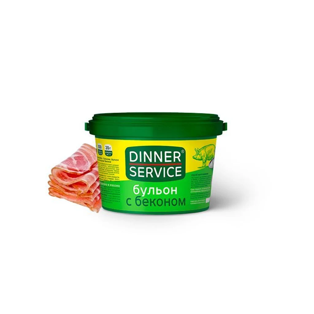 Бульон Бекон "Dinner service" 2 кг.*4 шт. — фото 1