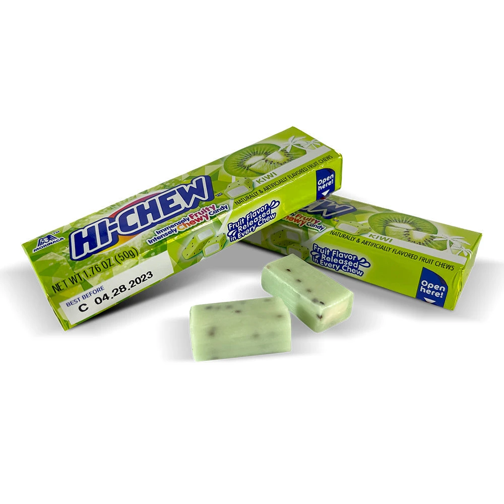 Hi Chew Candy Kiwi (Жев.конфеты Киви) 50г (15)*12 — фото 1