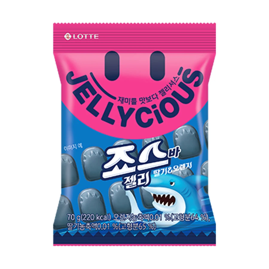 Lotte Jellycious Jaws (Лотте Мармелад Челюсти) 70г (8)*4