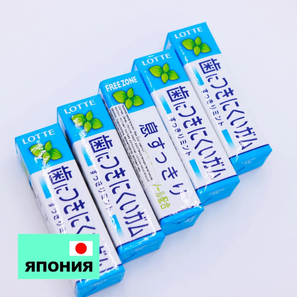 Lotte Жев. резинка "Фри Зон" Ментол пластинки 25,2г — фото 1