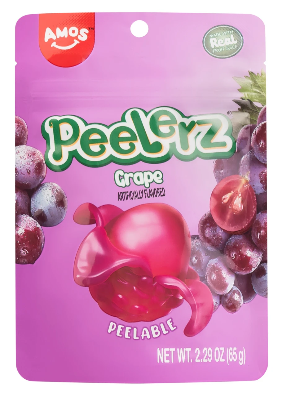 Candy Amos Peelerz Gummy Grape (Жев.конфеты Амос Виноград) 65г — фото 1